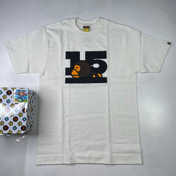 BAPE Baby Milo x Mario 15th Anniversary 2008 Box Set w/ Tee - Picture 2 of 14